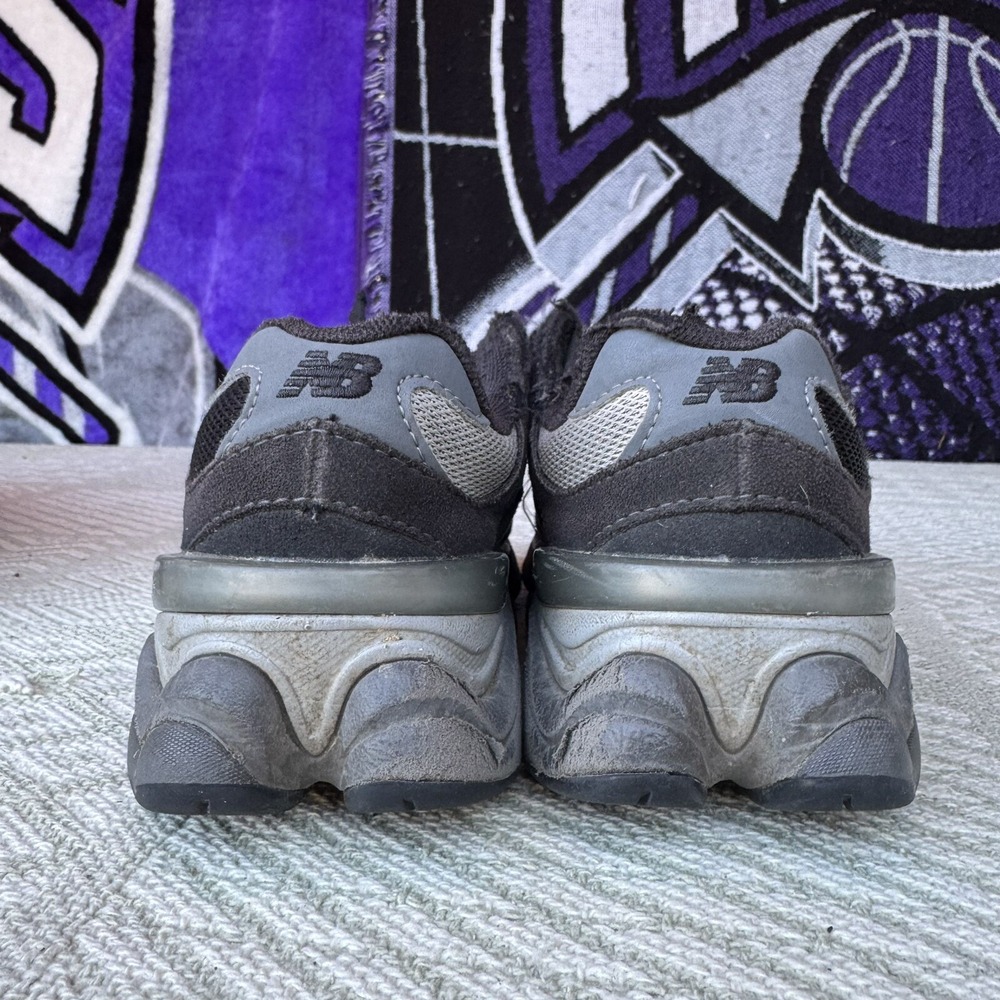Size 1Y -‎ New Balance 9060 Black/Grey Toddler Sneakers PC9060BK - Picture 6 of 14
